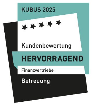 KUBUS Auszeichnung für Finanzvertriebe hervorragende Betreuung