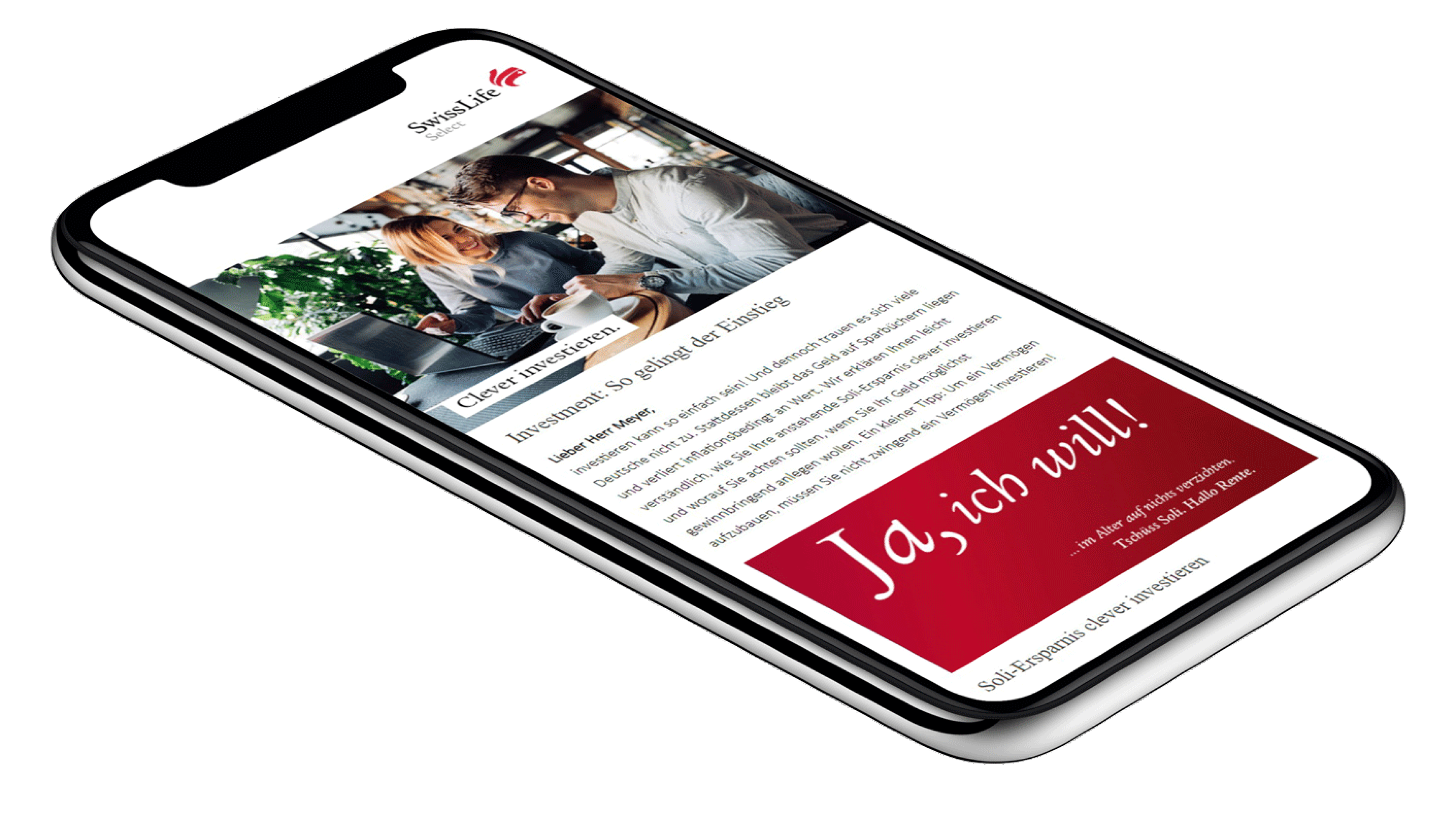 Black smartphone mockup front and back sides isometric view CCW 