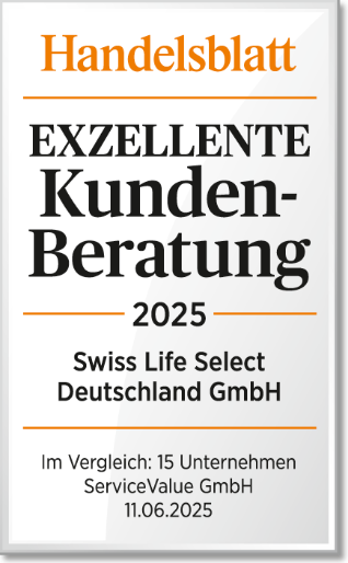 HB_ExzellenteKundenberatung_2025_Swiss_Life_Select_Deutschland_GmbH_318x514px