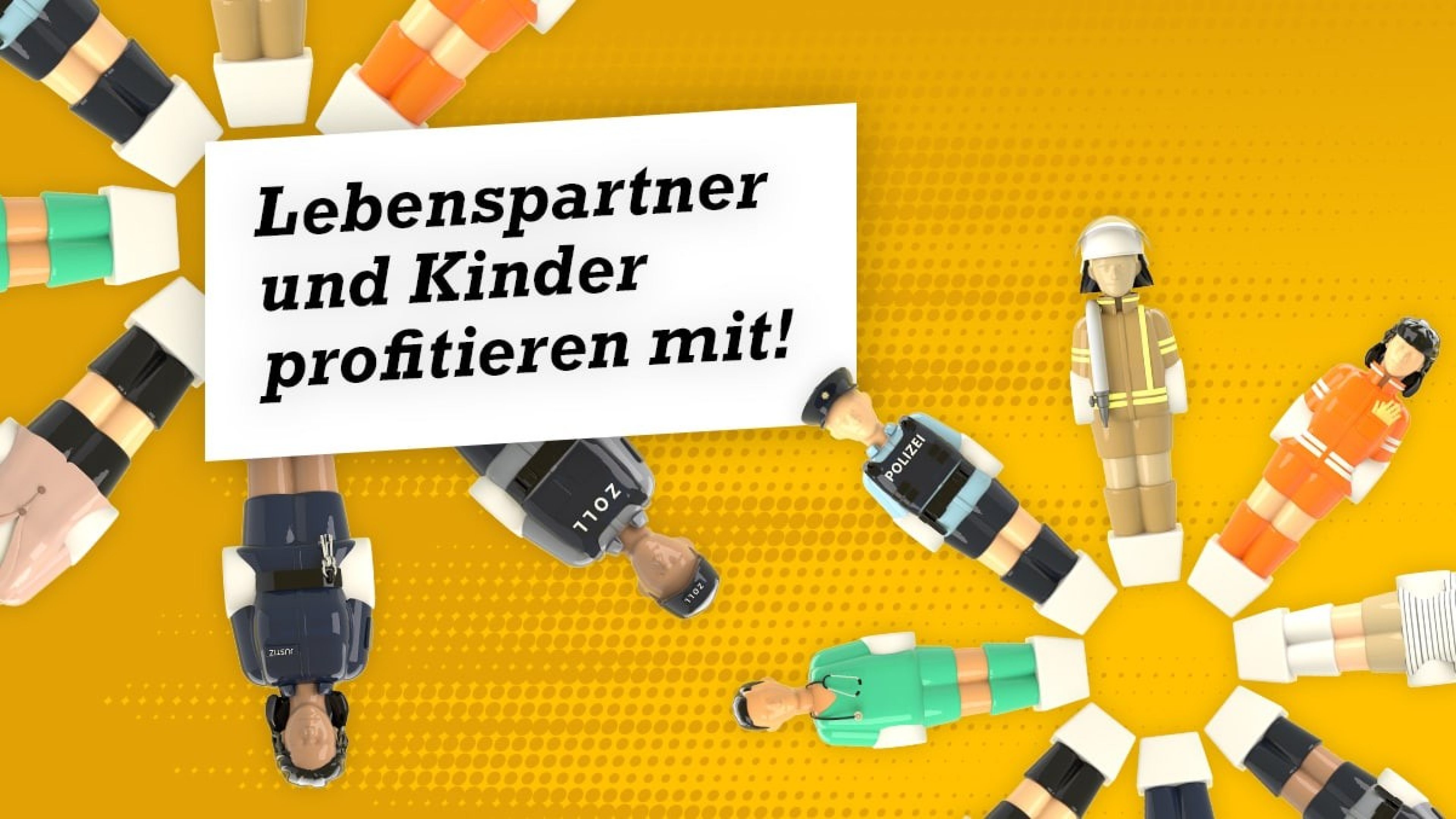 Lebenspartner*innen und Kinder profitieren vom dbb Vorsorgewerk-Mitglied